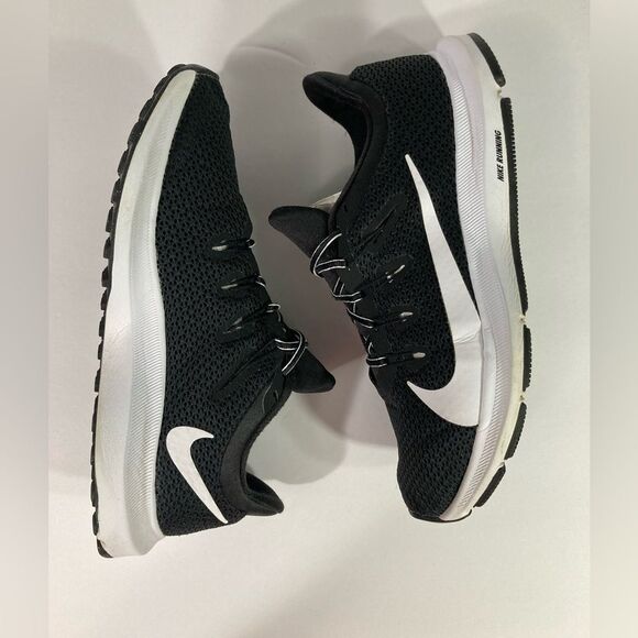 Nike Quest 2 Women's Running Shoes Size 8 Black White C13803-004 Sneakers - Picture 5 of 9